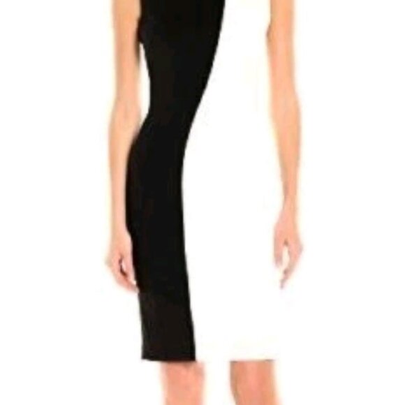 Calvin Klein Sleeveless Colorblock Sheath Dress - Picture 6 of 7